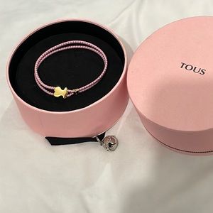 Tous Pink Elastic Bracelet